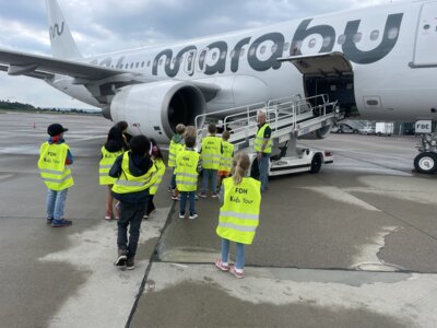 Meldung: Projekttage auf dem Flughafen FN
