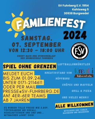 Familienfest beim SV Fuhrberg