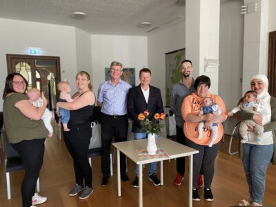 Neugeborenenbegrüßung