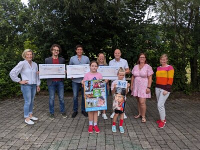 Foto zur Meldung: Kinder sporteln für den guten Zweck