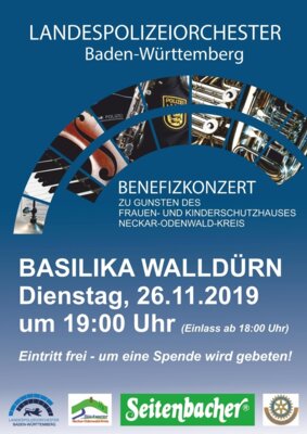 Benefizkonzert Landespolizeiorchester (Bild vergrößern)