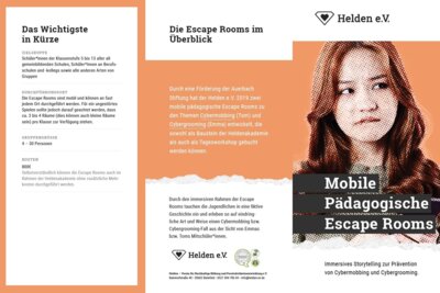 Meldung: Escape Room (i.S. Cybermobbing/-grooming)