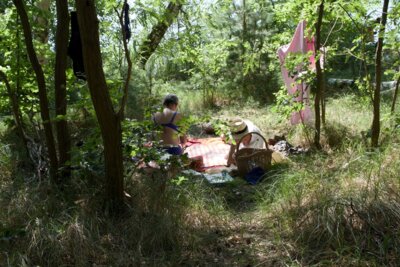 Campen und Lagern im Naturschutzgebiet - jenseit ausgewiesener Flächen - ist untersagt. Foto: Peter Mittwoch (Bild vergrößern)