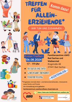 Treffen für Allein-u. Getrennterziehende