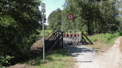 Brücke Pommerheideweg ab sofort gesperrt