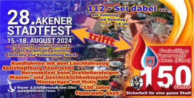 Stadtfest mit der Feuerwehr