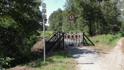 Brücke Pommerheideweg ab sofort gesperrt (Bild: Stadt Lauchhammer) (Bild vergrößern)