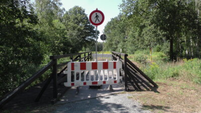 Foto zur Meldung: Brücke Pommerheideradweg soll Anfang 2025 saniert werden