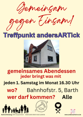 Gemeinsam gegen Einsam: Abendessen mit Andacht (Bild vergrößern)