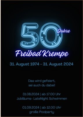 50 Jahre Freibad Krempe
