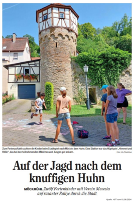 Stadtrallye in Möckmühl (Bild vergr&ouml;&szlig;ern)