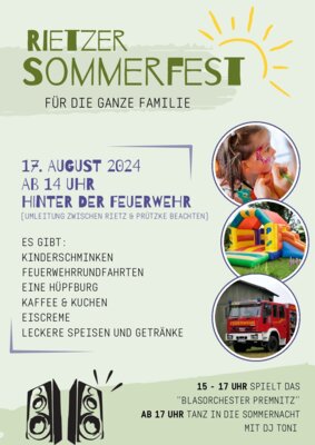 Sommerfest Rietz 2024 (Bild vergrößern)