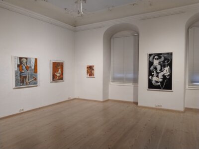Museum Schloß Burgk - Blick in die Ausstellung Lothar Zitzmann