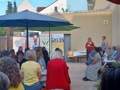 Meldung: Stimmungsvoller Abend für Engagierte im Caritasgarten