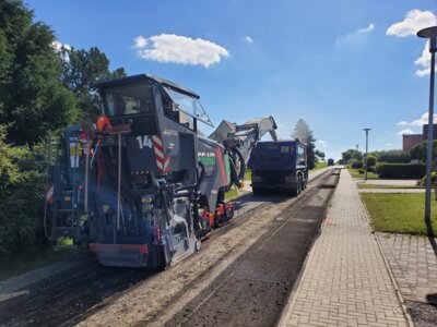 Foto zur Meldung: Bauarbeiten in Gielow haben begonnen: Modernisierung der Straße der Einheit