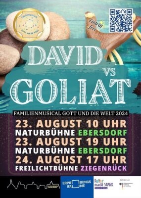 Meldung: Familienmusical David und Goliath in Saalburg-Ebersdorf