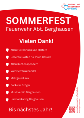 Sommerfest 2024 - Freiwillige Feuerwehr Pfinztal Abt. Berghausen (Bild vergrößern)