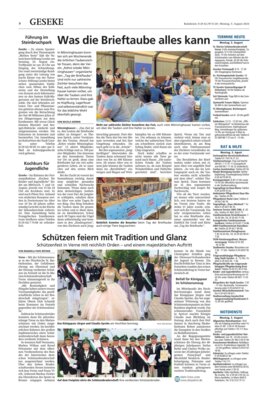 Artikel aus "Geseker Zeitung" (Bild vergrößern)