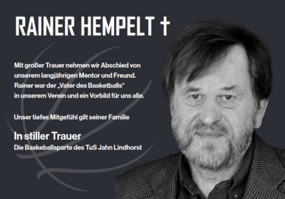 Meldung: Rainer Hempelt gestorben