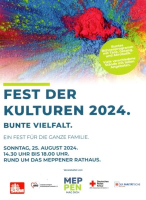 Fest der Kulturen 2024  - 25. August in Meppen - Rund ums Rathaus (Bild vergrößern)