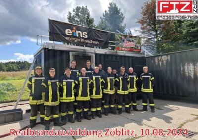 Realbrandausbildung in Zöblitz (Bild vergrößern)