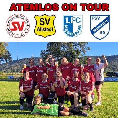 Foto zur Meldung: Atemlos - Baller die Harzfee - mit bärenstarken Auftritt gegen 1.FC Magdeburg, Allstedt und Sittendorf