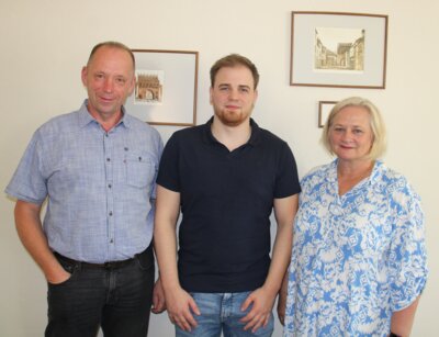 Foto zur Meldung: Michel Blecken verstärkt IT im Malchiner Rathaus
