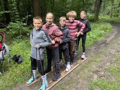 Die 5. Klassen erkunden das Herrenholz - Waldspiele 2024