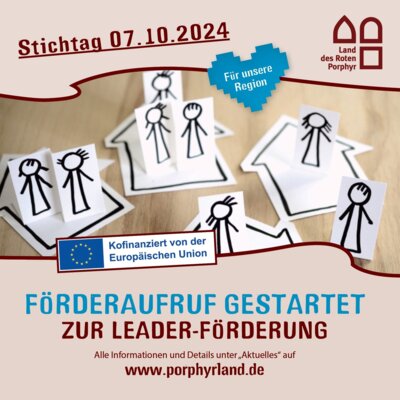Aufruf 6. Ideenwettbewerb und 4. Aufruf für Projekte im Land des Roten Porphyr