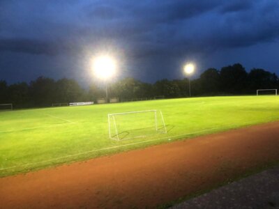 Foto zur Meldung: Unser LED Flutlicht - auch auf Heimatherzen