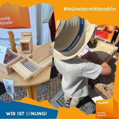 Tischler-Innung Münster auf dem Stadtfest 2024 (Bild vergrößern)