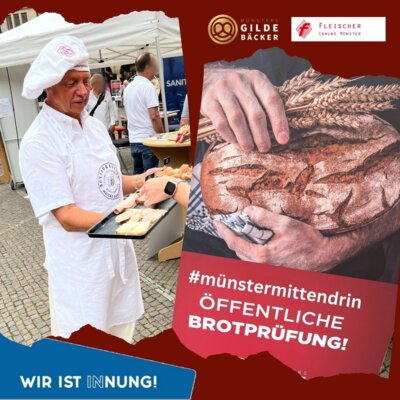 Bäcker-Gilde Münster auf dem Stadtfest 2024 (Bild vergrößern)