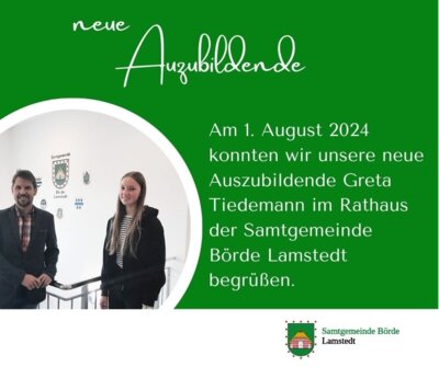 Meldung: Neue Auszubildende im Rathaus