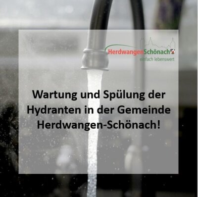Wartung und Spülung Hydranten (Bild vergrößern)