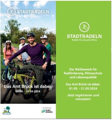 STADTRADELN im Amt Brück vom 1. bis 21. September