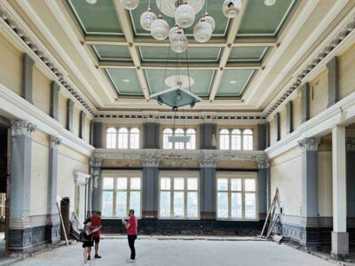 Der Mitropasaal soll zum "Empfang erster Klasse" werden I Foto: Martin Ferch (Bild vergr&ouml;&szlig;ern)