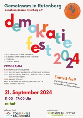 Demokratiefest Rutenberg