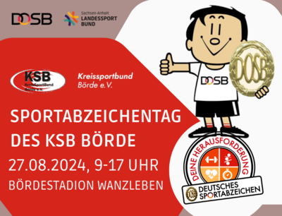 Foto zur Meldung: Am 27.08. ist Sportabzeichen-Tag