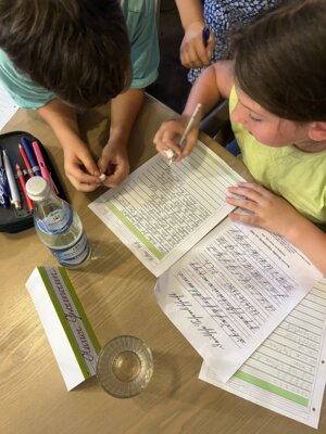 Entdecke die Vergangenheit: Ferienprogramm lehrt Geheimschrift (Bild vergrößern)