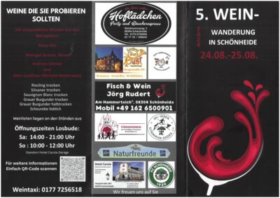 5. Weinwanderung Schönheide (Bild vergr&ouml;&szlig;ern)