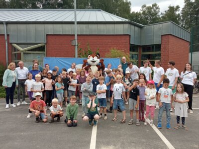 Eis und Fußball mit dem Bürgermeister bei der Stadtranderholung