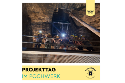 Projekttag im Siebenschlehener Pochwerk (Bild vergrößern)