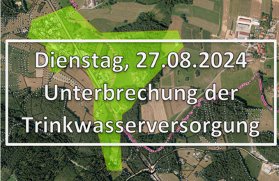 Unterbrechung der Trinkwasserversorgung