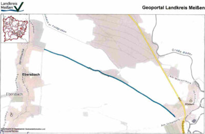 Sperrung Zweitannenweg Ebersbach Rödern
