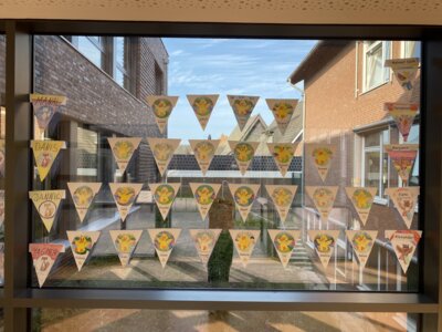 Einschulungsfeier bei Sonnenschein
