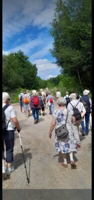 Besuch der Sandgrube in Freden