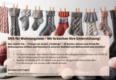 SMS für Wohnungslose