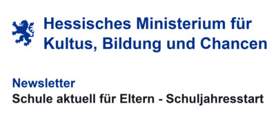 Meldung: Newsletter Schule aktuell für Eltern zum Schuljahresstart