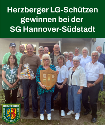 Herzberger LG-Schützen gewinnen bei der Südstädter Schützengesellschaft (Bild vergrößern)