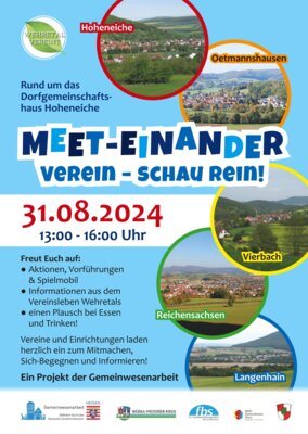 Plakat Tag der Vereine (Bild vergrößern)